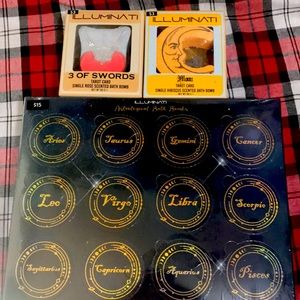 Illuminati bath bomb set